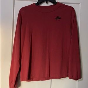 Long sleeve cropped shirt
